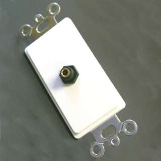 WALL PLATE DECORA INSERT 3.5MM STEREO JACK