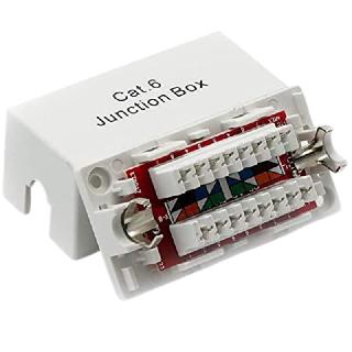Baseboard Mod Jack Cat6 Single 110 Punch Wht