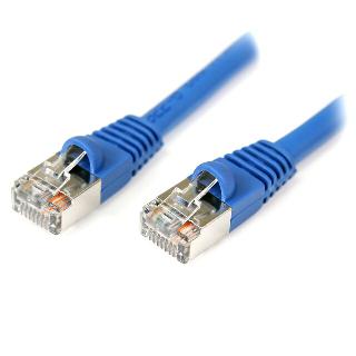 Patch Cord Cat5e Blu 10ft Shield Snagless Boot