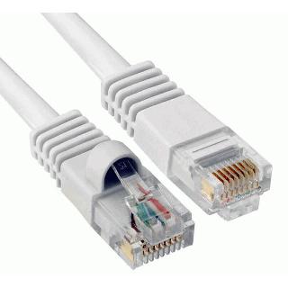 PATCH CORD CAT6 WHITE 25FT