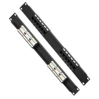 PATCH PANEL 12PORT CAT6 1U 19IN BLK
SKU:272538