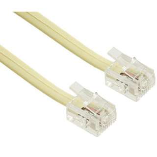 MODULAR CABLE 6P4C M/M 25FT WHT 
SKU:244905