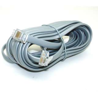 MODULAR CABLE 6P6C M/M 25FT SILVER
SKU:224472