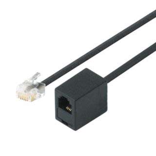 MODULAR CABLE 6P4C M/F 25FT
