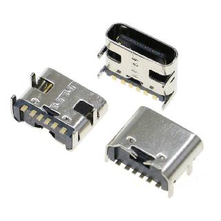 USB CONN C FEM SMT 6PIN 3.1 RA