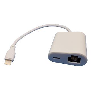 IPHONE ETHERNET LIGHTNING MALE TO RJ45 AND CHARGER PORT ADAPTER
SKU:265942