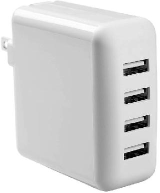 USB WALL CHARGER 4PORT 5VDC 3A