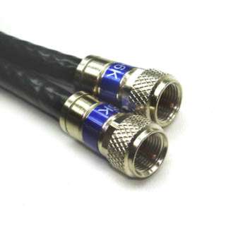 VIDEO CABLE RG6U F M/M 3FT BLK