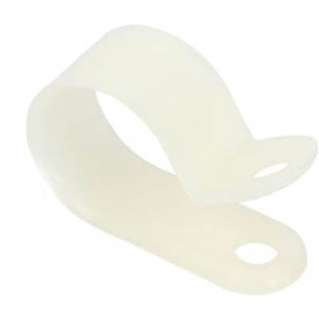 CABLE CLAMP 12.7MM WHITE NYLON
