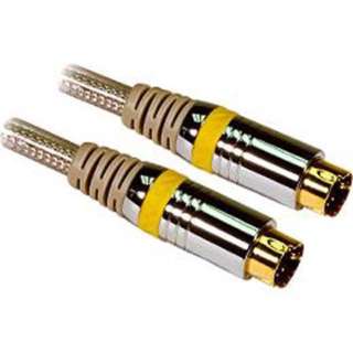 S-VIDEO CABLE MINI DIN 4M/M 6FT CLEAR GOLD
SKU:247570