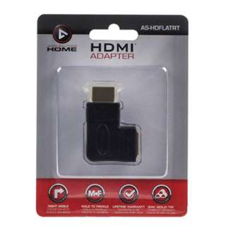 HDMI MALE-FEM ADAPTER FLAT RIGHT