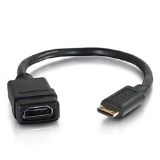 HDMI FEM-MINI HDMI MALE ADAPTER 6IN BLACK
SKU:270150