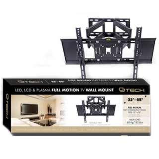 Tv Wallmount 32-65in Tilt/swivel 45kg Dual Arm