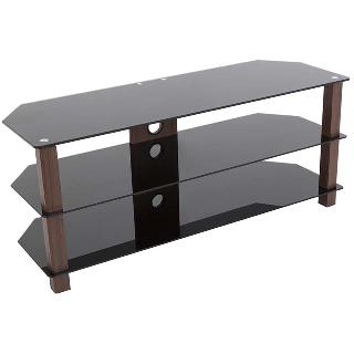TV STAND UPTO 60IN W/BLK GLASS