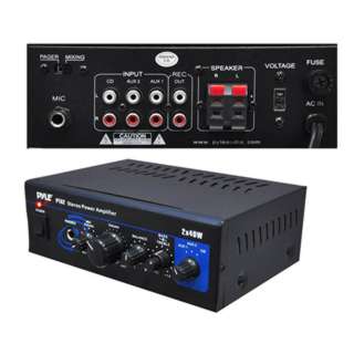 AMPLIFIER MINI 2X40W STEREO WITH AUX CD & MIC INPUTS
SKU:244480
