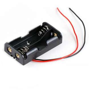 BATTERY HOLDER AAX2 PLASTIC WITH