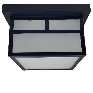 CEILING LIGHT OUDOOR 8X8IN BLACK