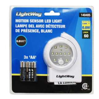 SECURITY LIGHT 10LED WITH MOTION SENSOR INCLUDE 3AA BATTERIES
SKU:245838