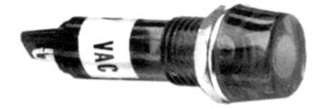 INDICATOR 120V 9MM GRN CHMT TAB 