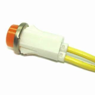 INDICATOR 125V 12MM AMBER SNAP