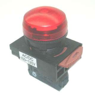 PILOT LIGHT 110V AC DOME RED 
SKU:216727