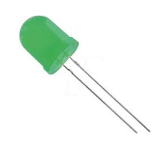 LED10 DIFF GRN 1.9V 10MA 