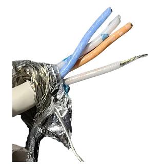 CABLE 4C 22AWG STR SHLD 550FT CMP PLENUM WHT 300V 75C