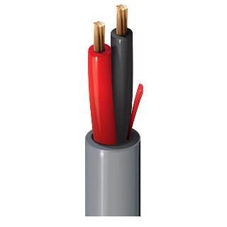 CABLE 2C 18AWG STR UNSH 240FT CMP(FT6) 75C GRY