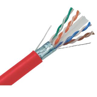 CABLE CAT6A CM STR SHLD RED