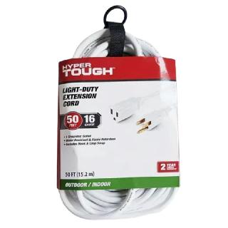 EXTENSION CORD 3/16 50FT SJTW WHITE