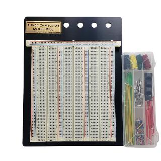 BREADBOARD 2 STRIP 7X9IN TEST POINTS W/JUMPER WIRES
SKU:268801