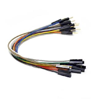 JUMPER WIRE MALE FEMALE 6INCH 24AWG ASSORTED COLOR 10PCS/PKG
SKU:238895