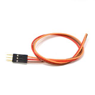 JUMPER WIRE MALE 3P TO OPEN END 8IN 24AWG ASSORTED COLOR