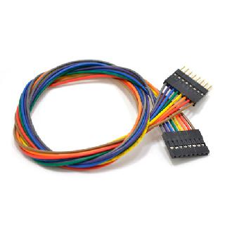 JUMPER WIRE MAL/FEM 8P 1.5IN 24AWG ASSORTED COLOR 0.1IN PITCH