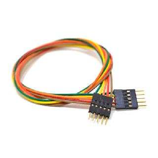 JUMPER WIRE MALE/MALE 5P 1.5IN 24AWG ASSORTED COLOR 0.1IN PITCH