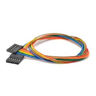 JUMPER WIRE FEM/FEM 6P 1.5INCH 24AWG ASSORTED COLOR 0.1IN PITCH