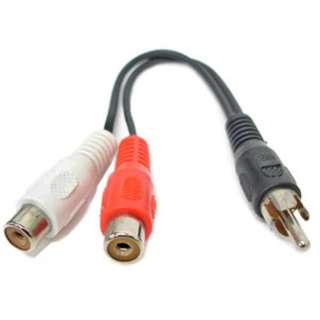 RCA CABLE ASSY Y 2FEM-1MALE 10IN