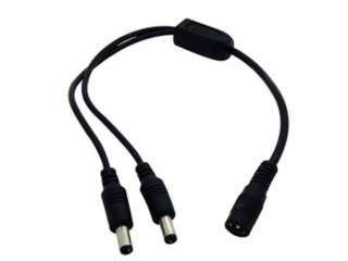 CAMERA POWER SPLITTER CABLE.. 1 FEM TO 2 MALE/2.1X5.5MM
SKU:247778