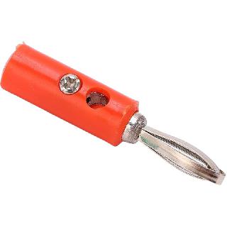 Banana Plug Sc/hol Std Red 