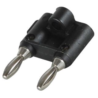 Banana Plug/jack Dbl Std Blk 