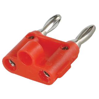 Banana Plug/jack Dbl Std Red 