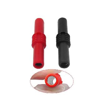 BANANA COUPLER FEMALE TO FEMALE 4MM RED & BLACK PACK OF 2PCS
SKU:268386