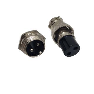 MICROPHONE 2F & 2M INLINE JACK & CHMT PLUG 12A