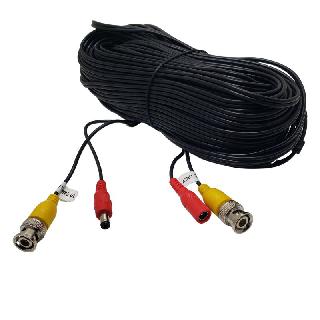 BNC CABLE M/M CCTV POWER 100FT black