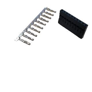 SIPSKT 2.5MM 10S HOUS WITH FEM pins  Dupont connector