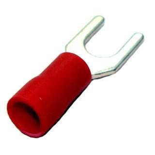 SPADE TERM RED #8 22-18AWG