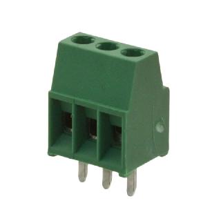 Term Block 3p Pcst 2.54mm 18-30 Awg 6a/125v Grn Side Entry