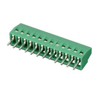 Term Block 12p Pcst 2.54mm 18-30 Awg 6a/125v Grn Side Entry