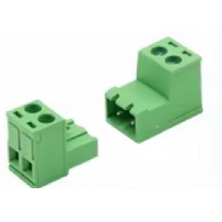 TERM BLOCK 2P FEM/MALE RA 5.08MM PLAGGABLE SET