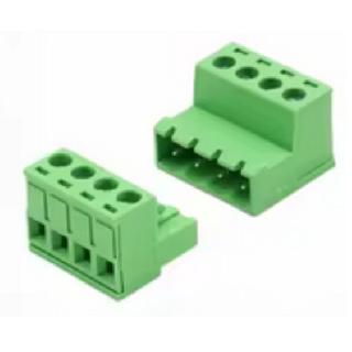 TERM BLOCK 4P FEM/MALE RA 5.08MM PLUGGABLE SET